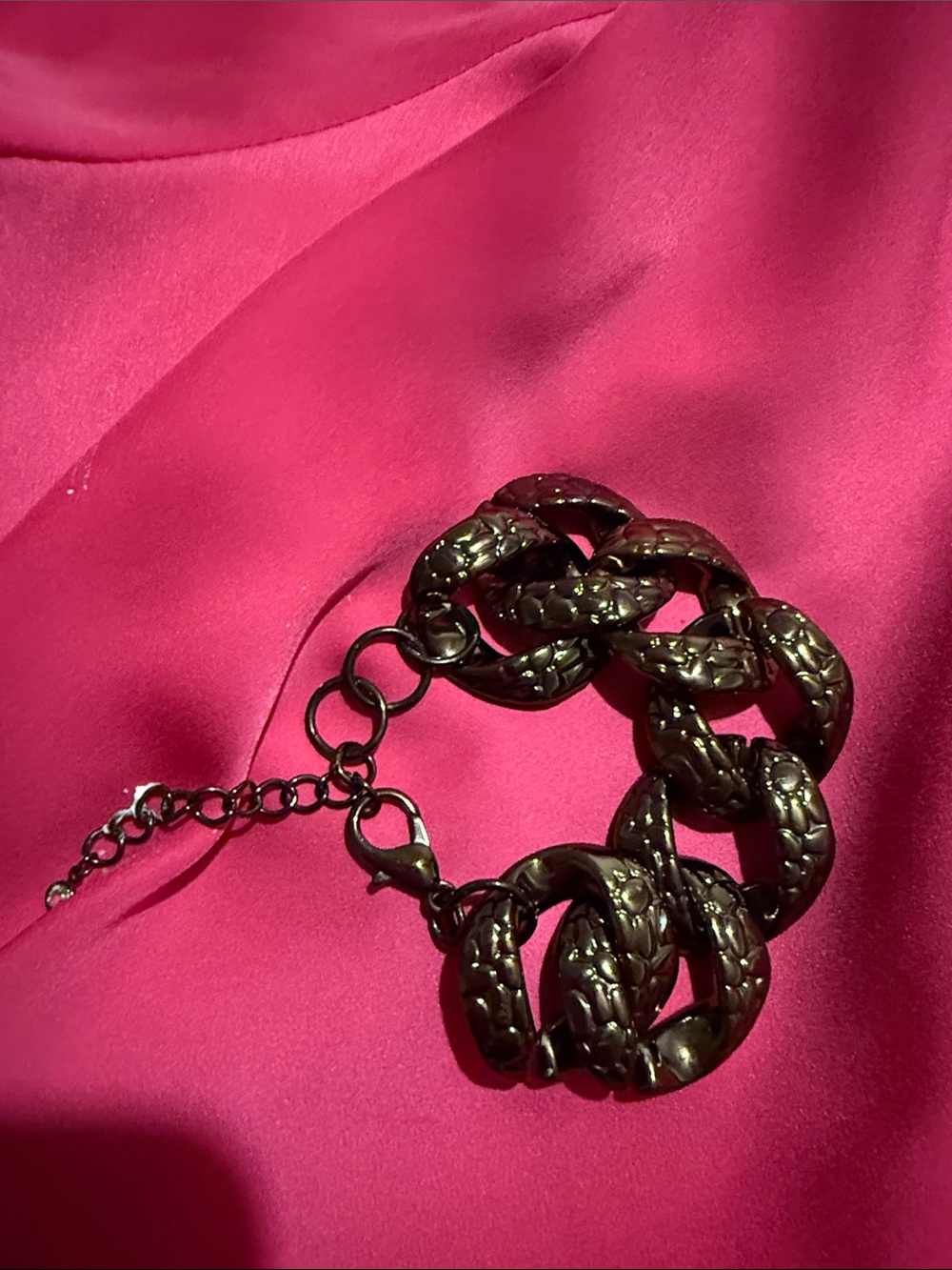 Chunky Braided Link Bracelet